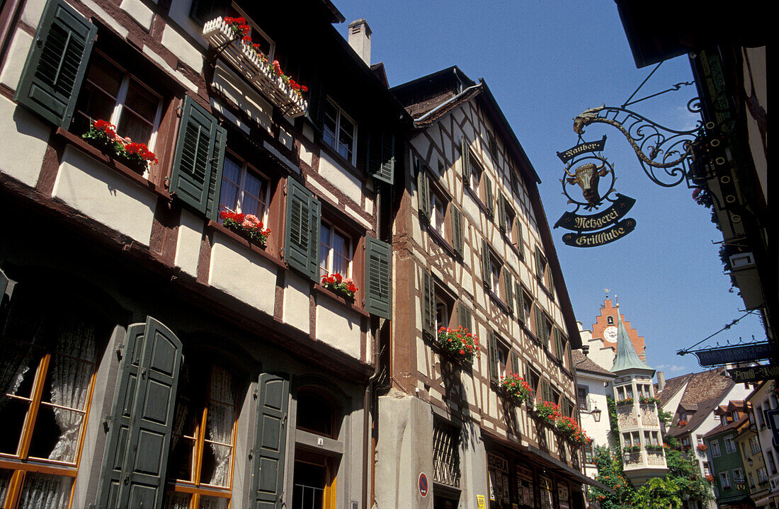 Meersburg, Steigstrasse, Lake Constance, Baden-Wuerttemberg, Germany, Europe