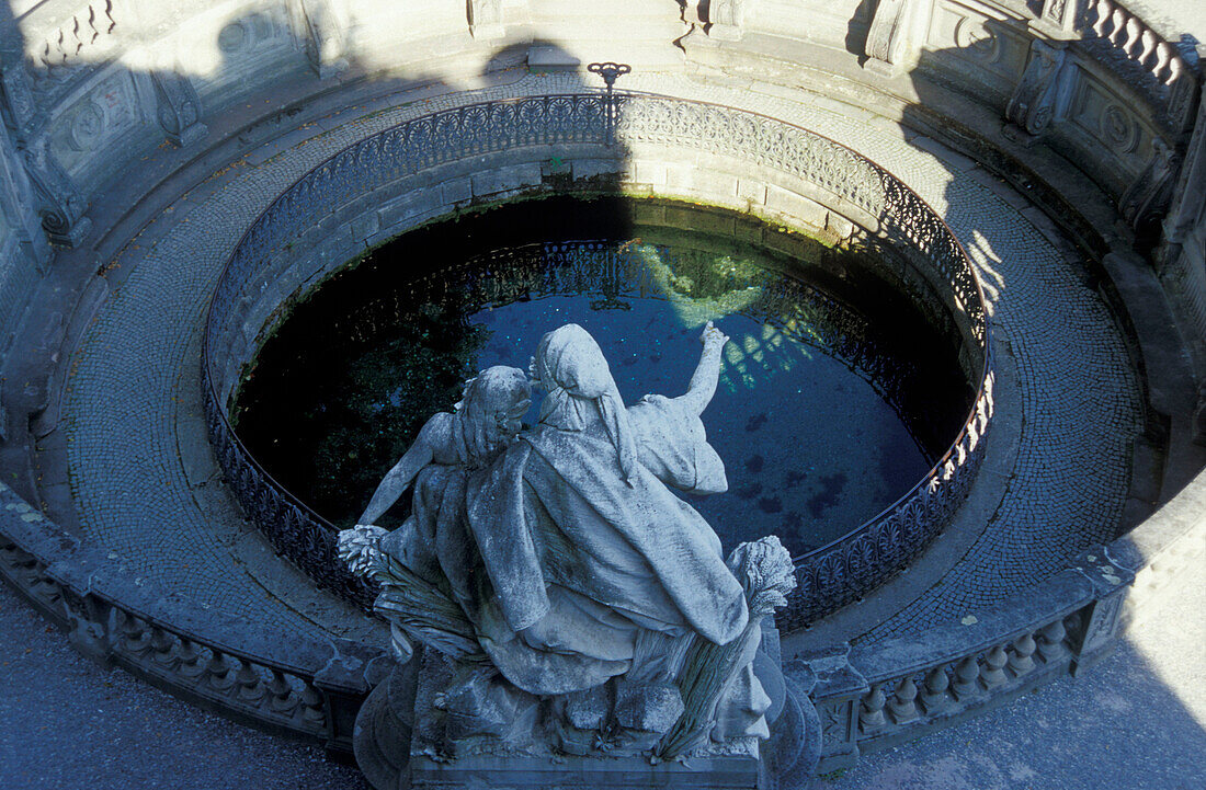 Danubia source, Donaueschingen, Baden-Wuerttemberg, Germany