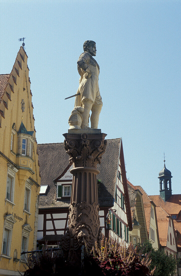 Sigmaringen, marketplace, Baden-Wuerttemberg, Germany, Europe