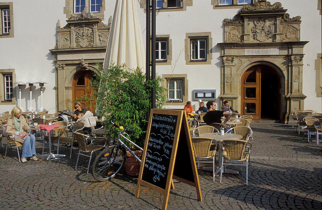 Stuttgart, Schillerplatz, Café, Baden-Württemberg, Deutschland, Europe