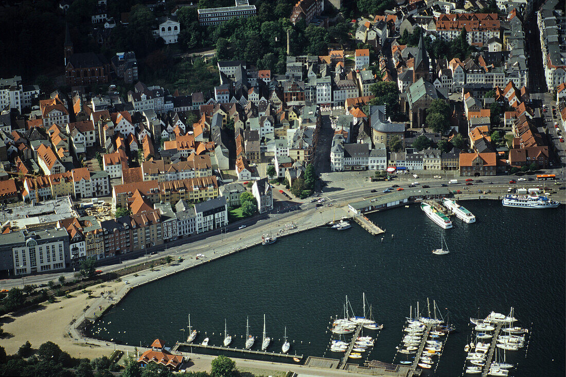 Flensburger Hafen, Flensburg, Schleswig-Holstein, Deutschland