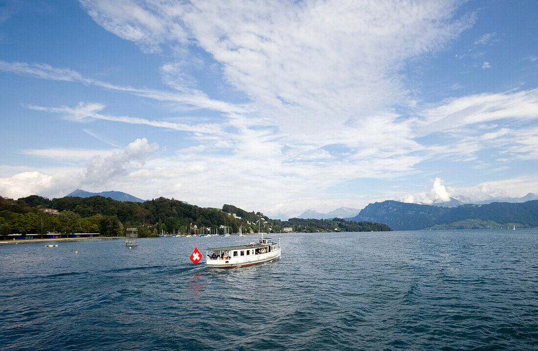 MS Rütli on Lake Lucerne, Switzerland