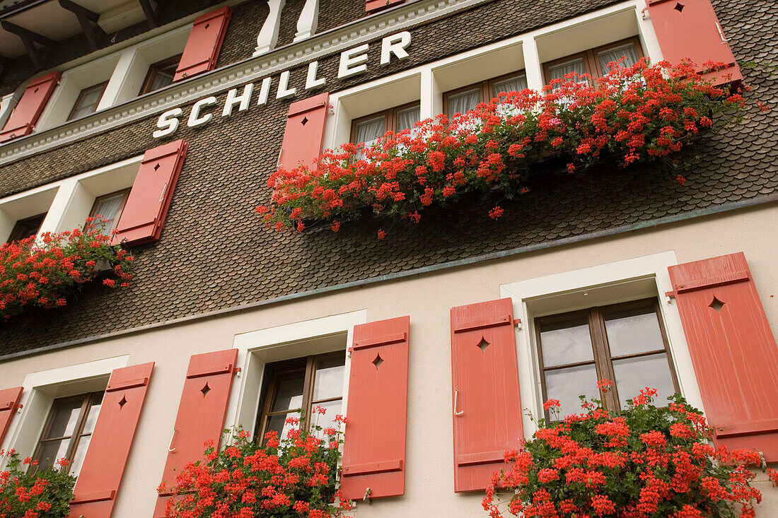 Restaurant Schiller in Bauen, Vierwaldstättersee, Kanton Uri, Schweiz