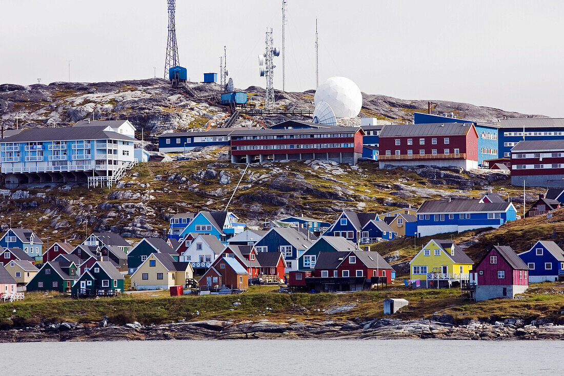 Nuuk, die Hauptstadt Grönlands, eine Stadt der Gegensätze, Grönland