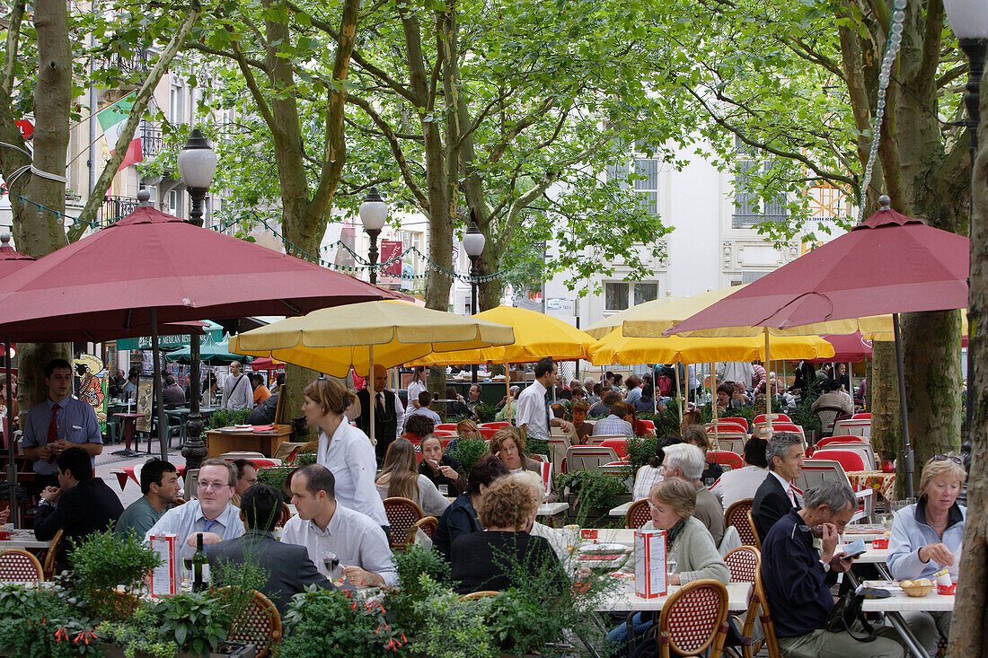 Restaurants at Place Guillaume, Luxembourg