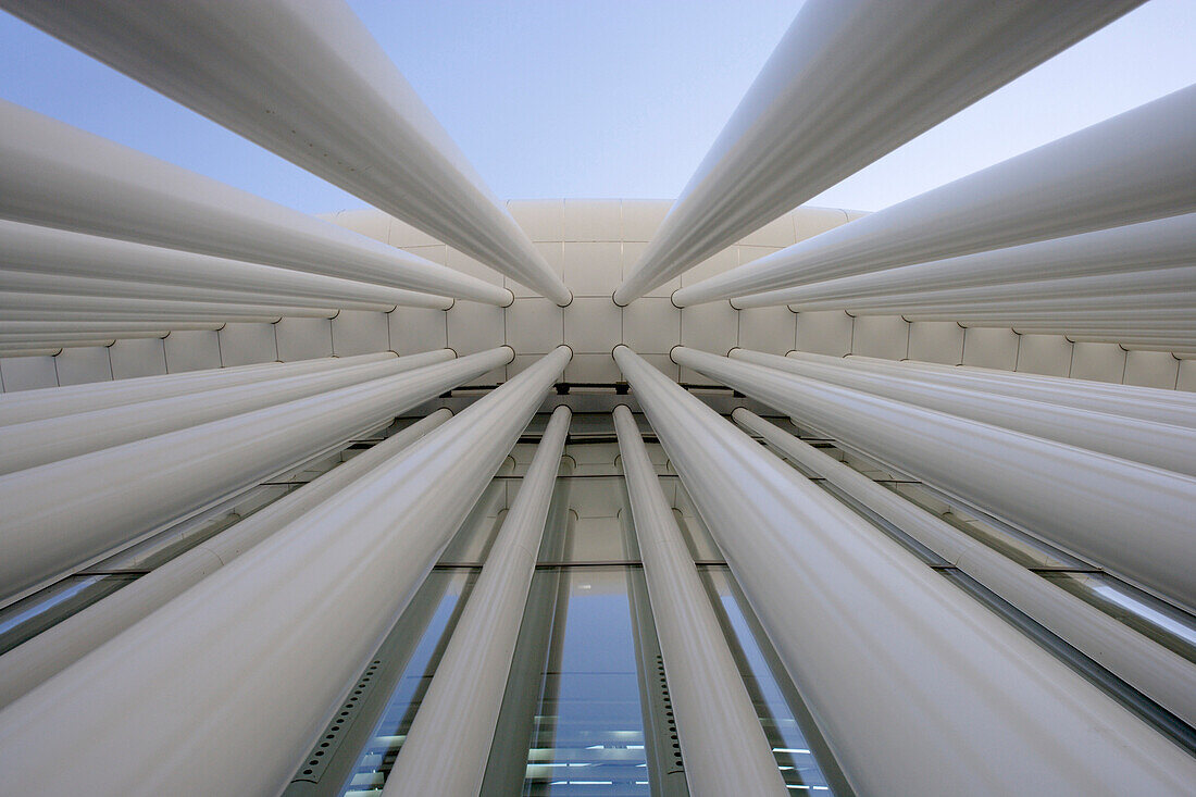 Philhamonie von Architekt Christian de Portzamparc am Place de l'Europe im Stadtteil Kirchberg, Luxemburg