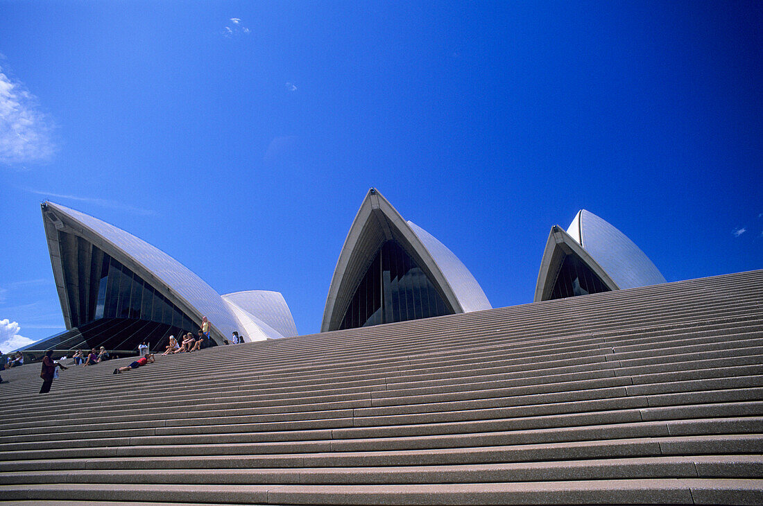 Steps leading up to the Sydney Opera, Sydney, Australia