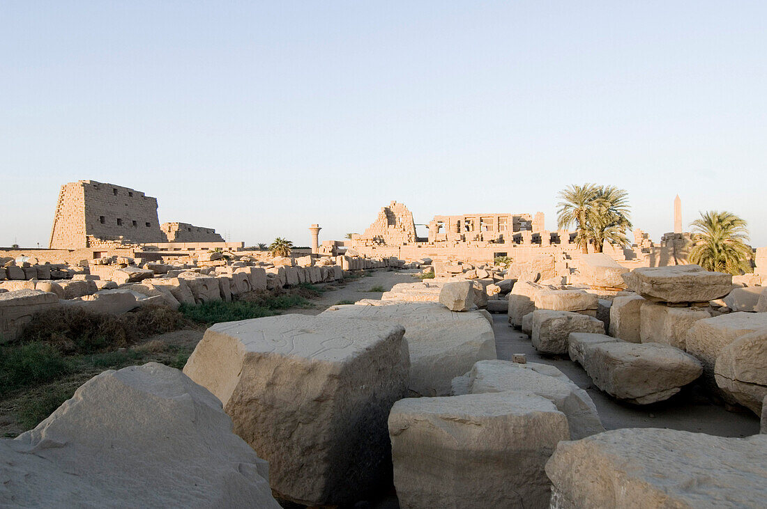 The ruins of Karnak Temple, Luxor, Egypt