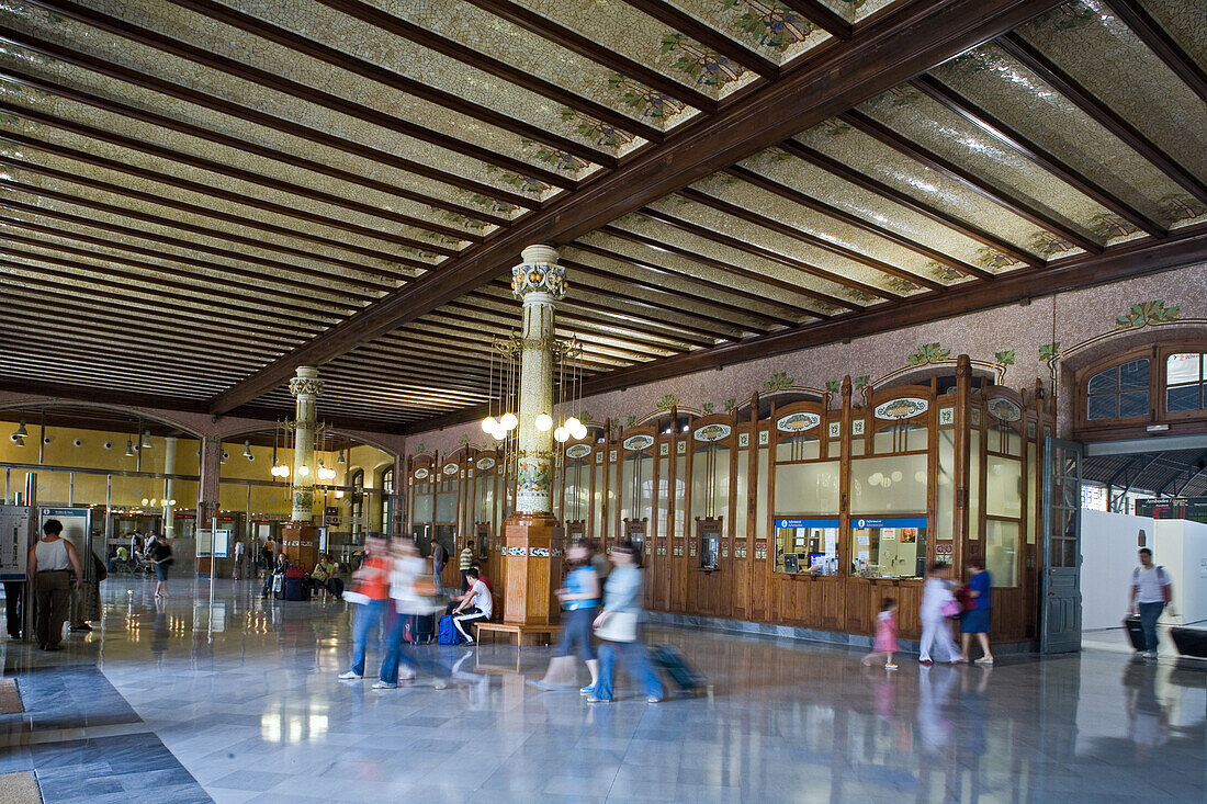 Jugendstil, Bahnhof, Valencia