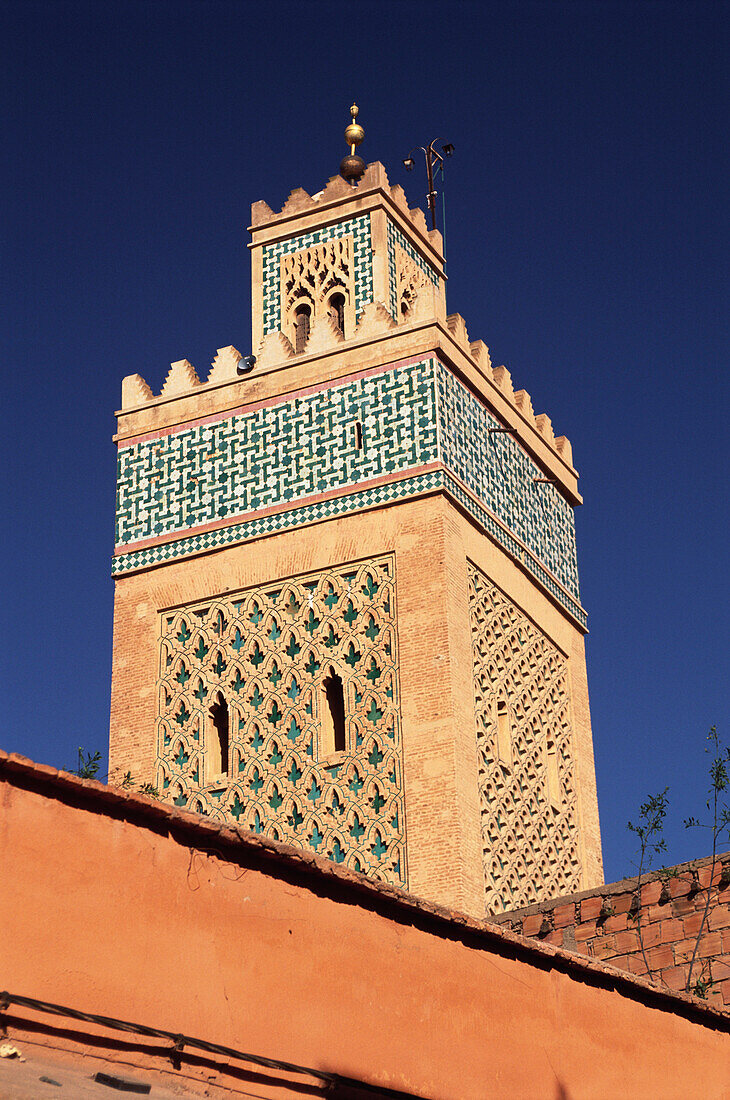 Kasbah Mosque and Minarett, Marrakech, Marocco, Africa