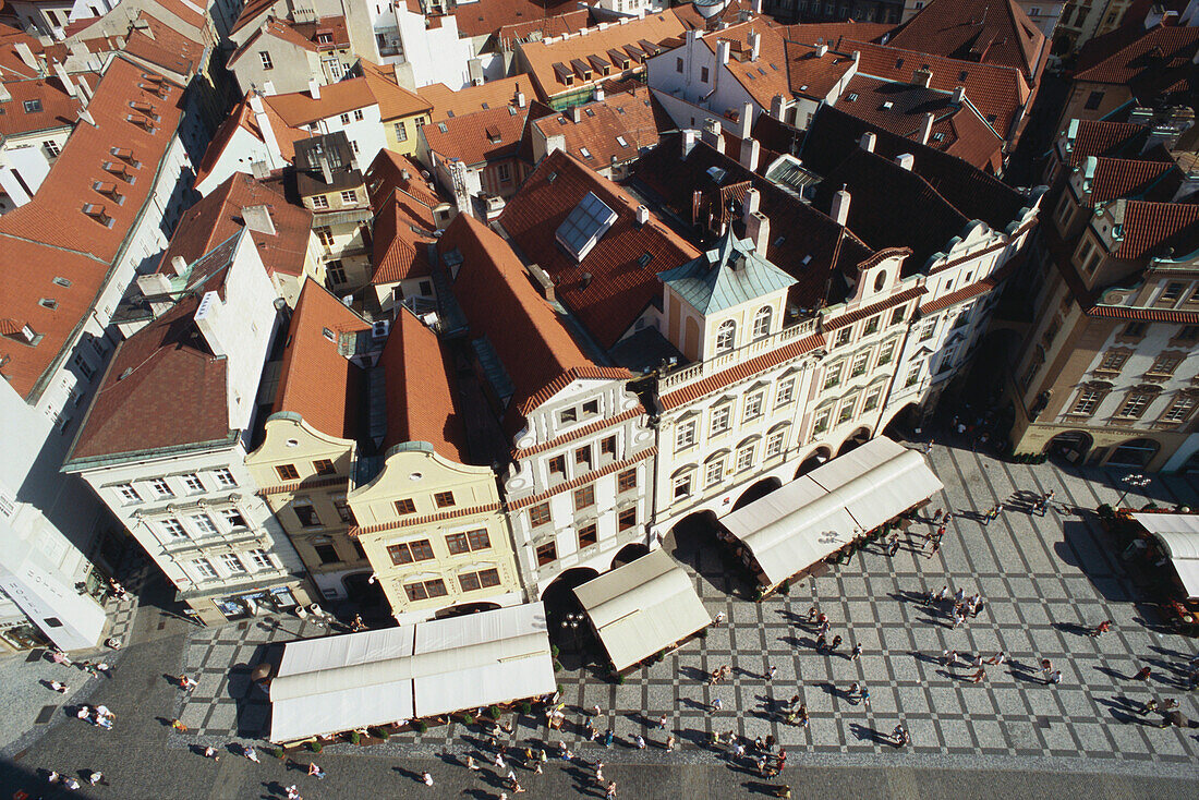 Südansicht des alten Rathauses, Prag, Tschechien