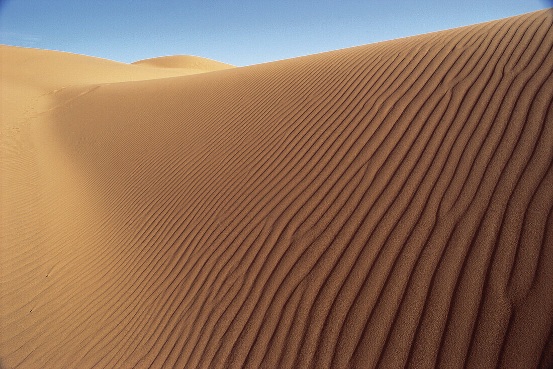 Sanddünen am Tin Fou, Jbel Tadrart, Marokko, Afrika