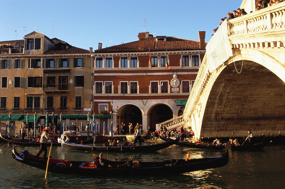 Rialto Brücke, Dorsoduro, Vendig, Italien