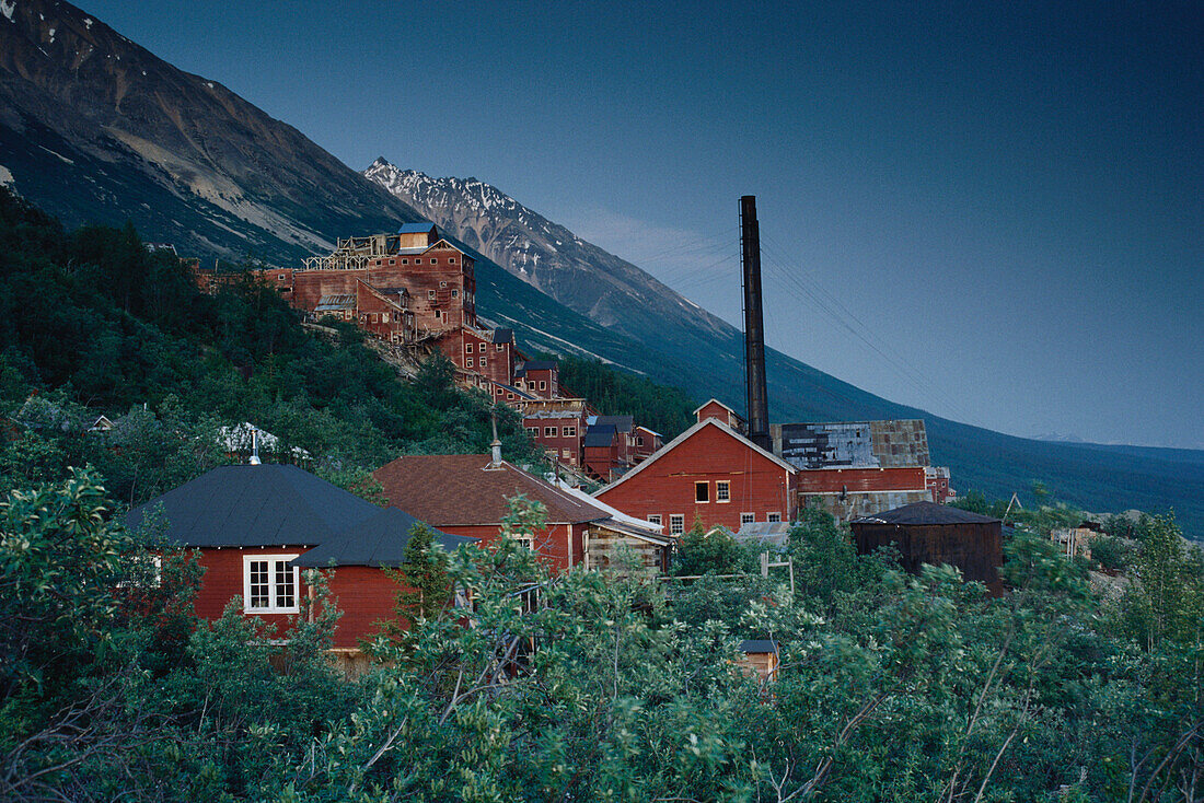 Kennicott Mine, Wrangell, St. Elias Nationalpark, Alaska, USA