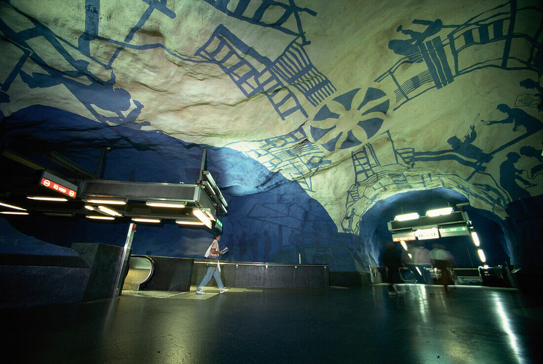 Subway station T-centralen, Stockholm, Sweden