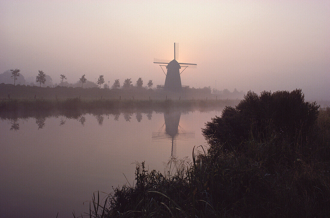 Windmühle an der Vechte, Laar, Niedersachsen, Deutschland