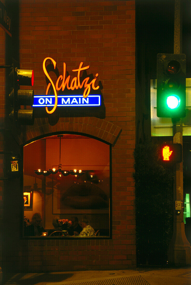 Restaurant Schatzi on Main, Santa Monica, Los Angeles, L.A., California, USA