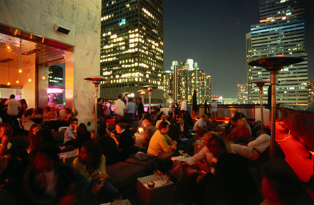 Rooftop Bar, Hotel The Standard, Downtown L.A., Los Angeles, California, USA