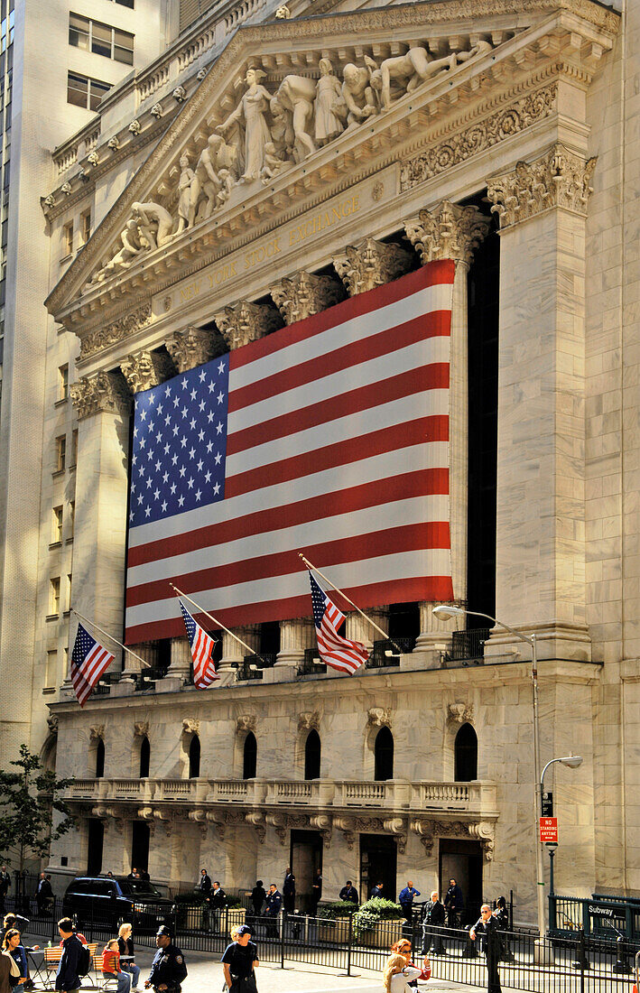 Börse, New York Stock Exchange, NYSE, New York City, New York, USA