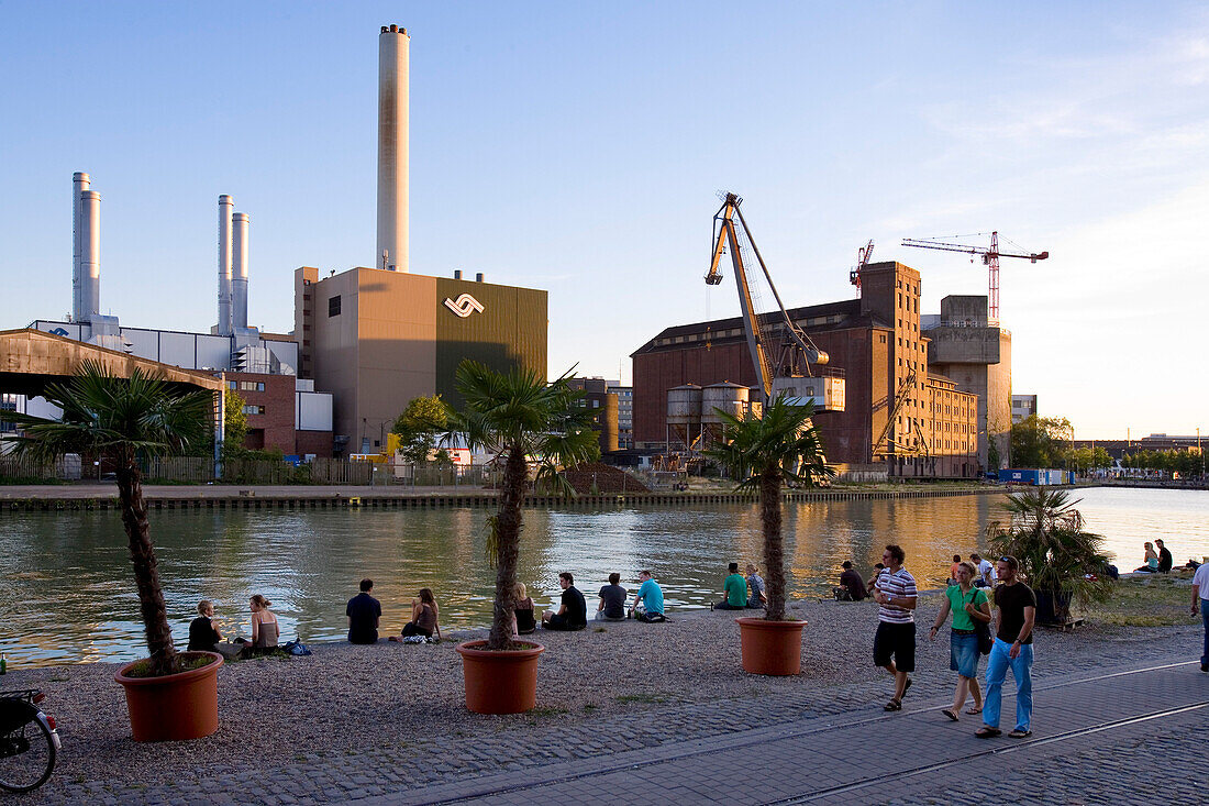 Kreativkai, Hafen, Münster, Münsterland, Nordrhein-Westfalen, Deutschland