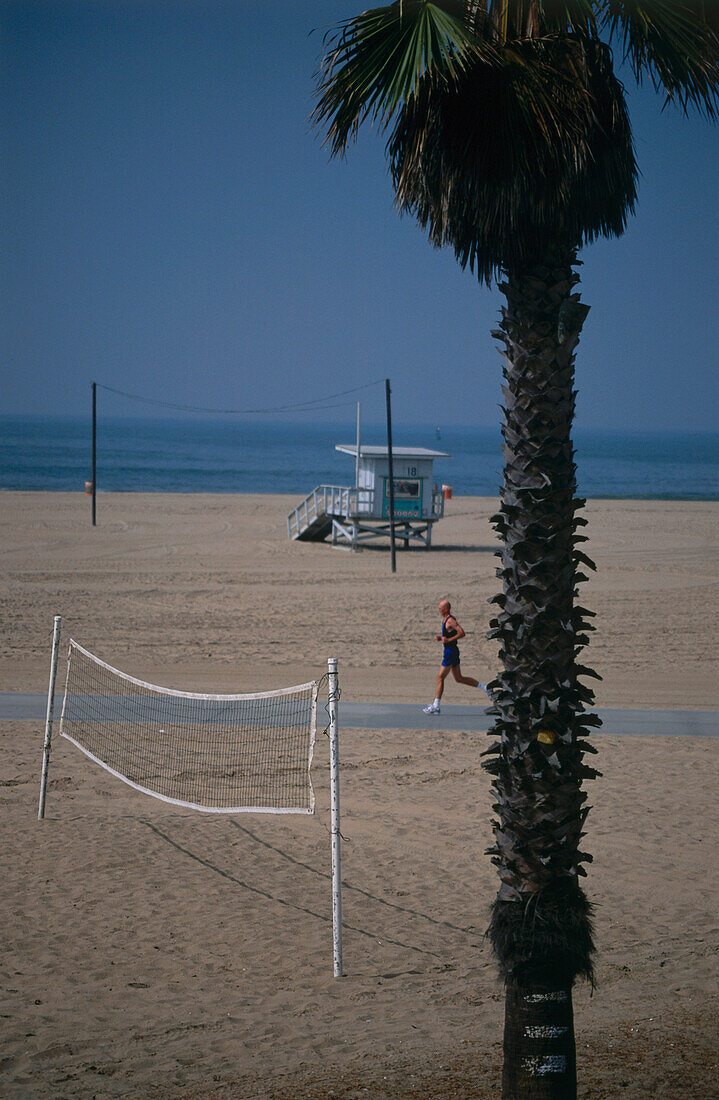 Santa Monica Beach, Santa Monica, L.A., Los Angeles, Kalifornien, USA