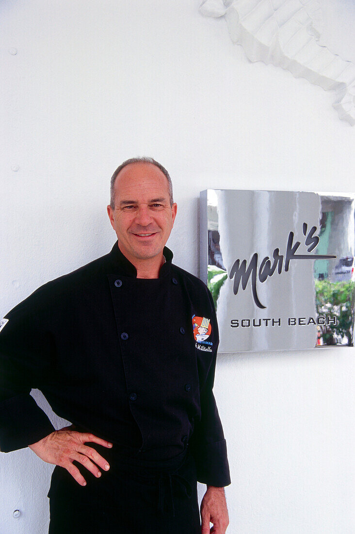 Chefkoch Mark Militello, Restaurant Mark's South Beach, South Beach, Miami, Florida, USA
