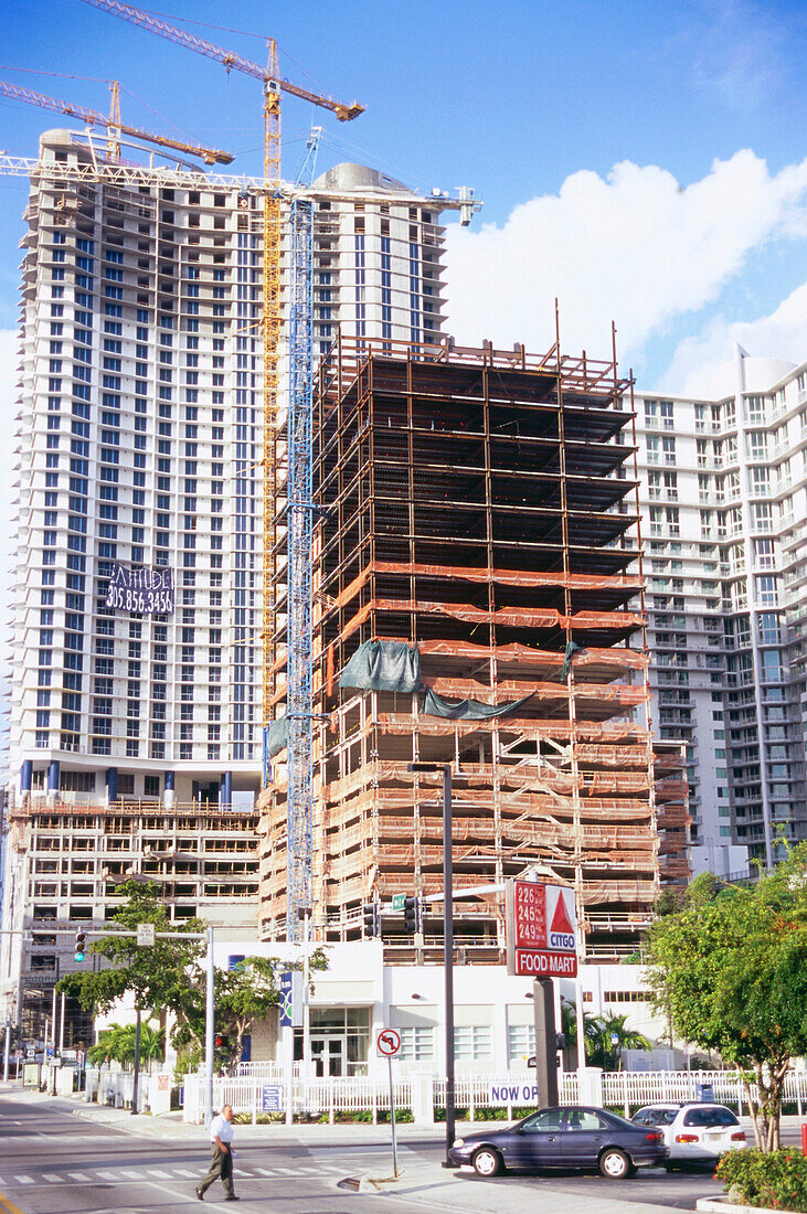 Real Estate Boom, Downtown, Miami, Floria, USA