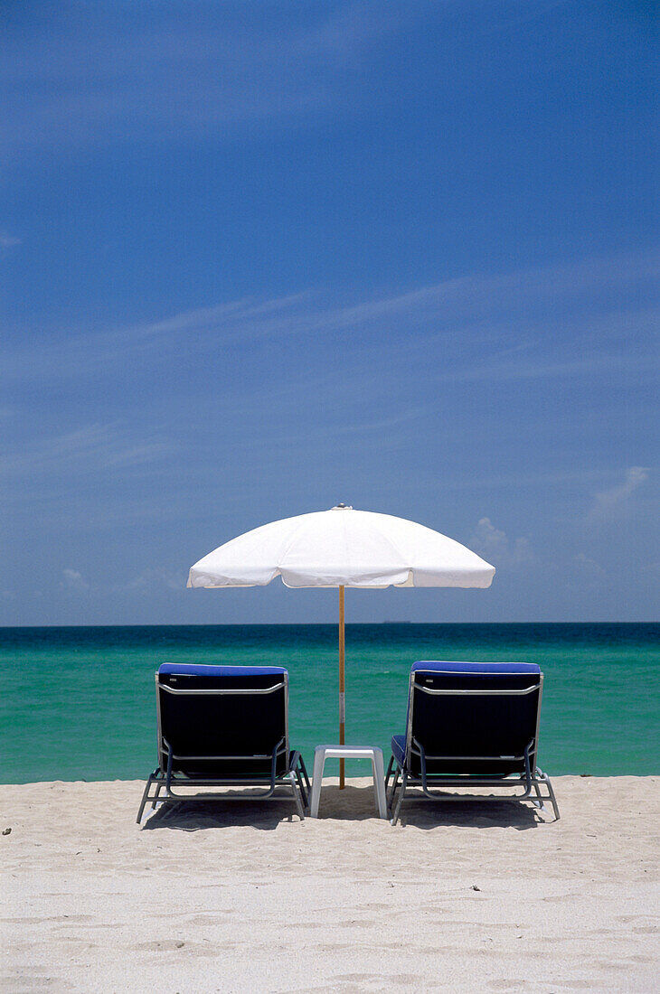 Strandszene, South Beach, Miami, Florida, USA