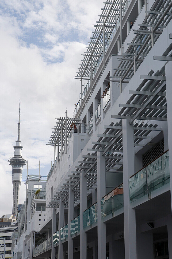 Hilton Auckland Hotel und Sky Tower, Auckland, Nordinsel, Neuseeland