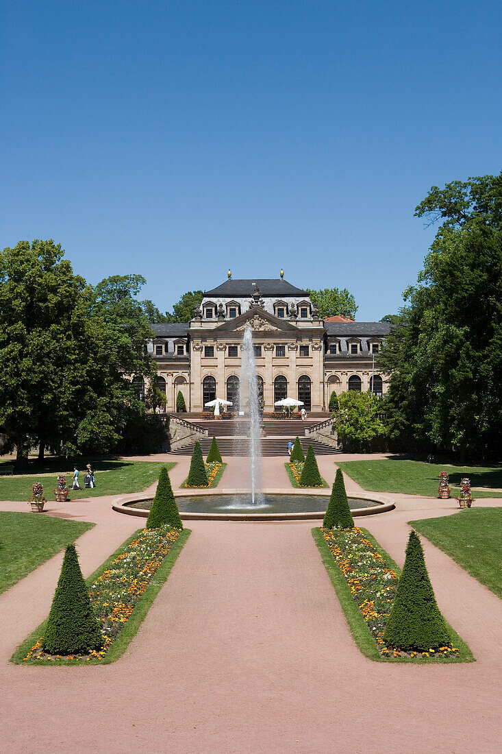 Fulda Stadtschloß und Park, Fulda Rhön, Hessen, Deutschland, Europa