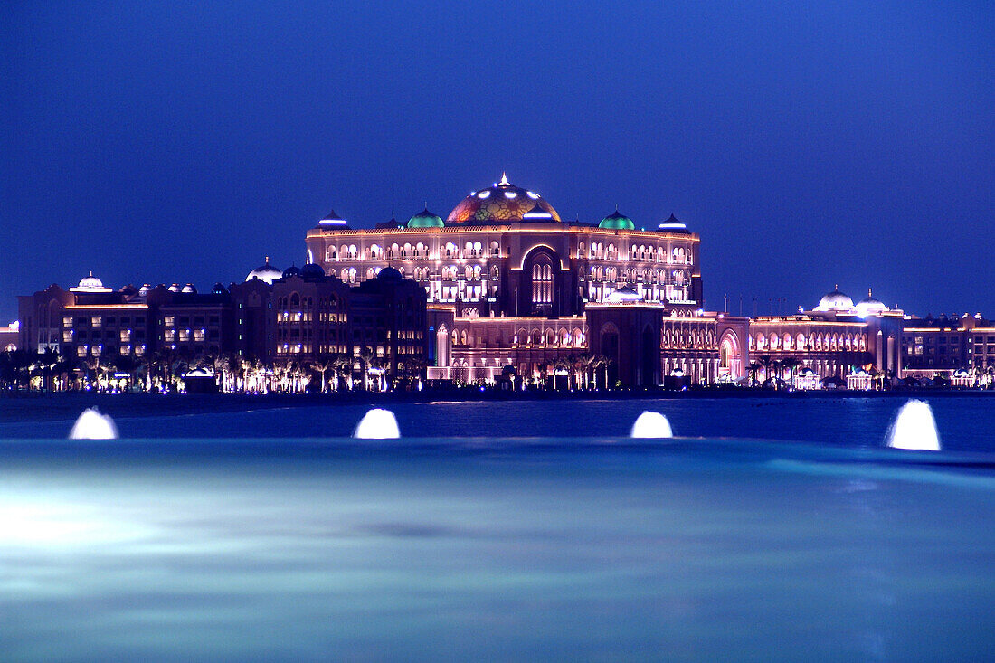 The Emirates Palace Hotel in Abu Dhabi, United Arab Emirates, UAE