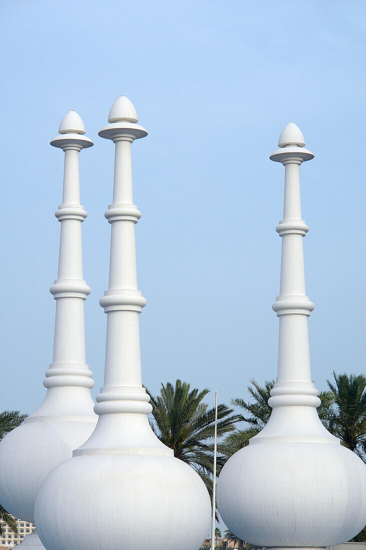 Skulpturen an der Corniche, Doha, Katar, Qatar