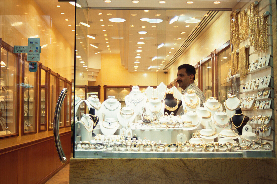 Gold Souk, Jewellers, Shop, Dubai City, Dubai, United Arab Emirates