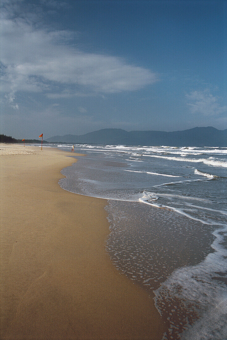 China Beach und Meer, Sandstrand, Urlaub, Danang, Vietnam