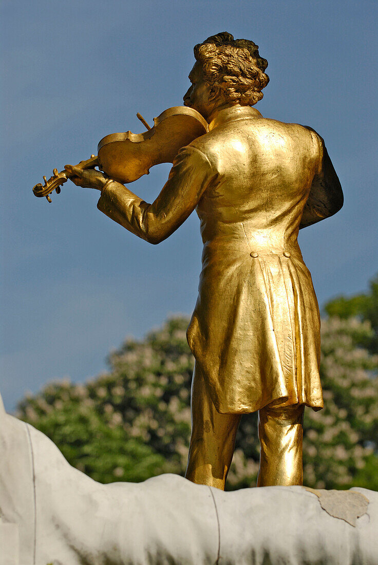Denkmal Johann Strauss, Wien, Österreich