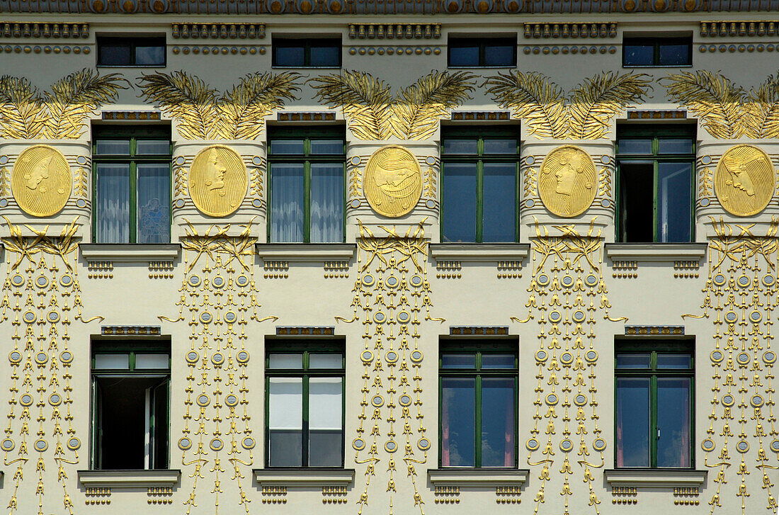 Linke Wienzeile from Otto Wagner, Art Nouveau style, Vienna, Austria