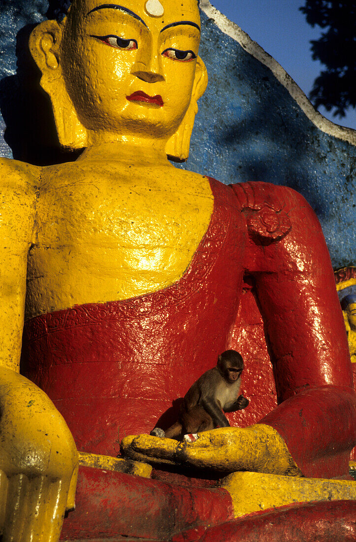 Buddha-Figur in Kathmandu, Nepal