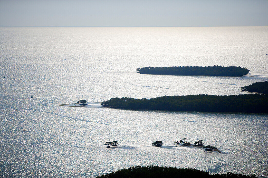 Luftbild vom 10000 Islands Naturpark, Florida, USA