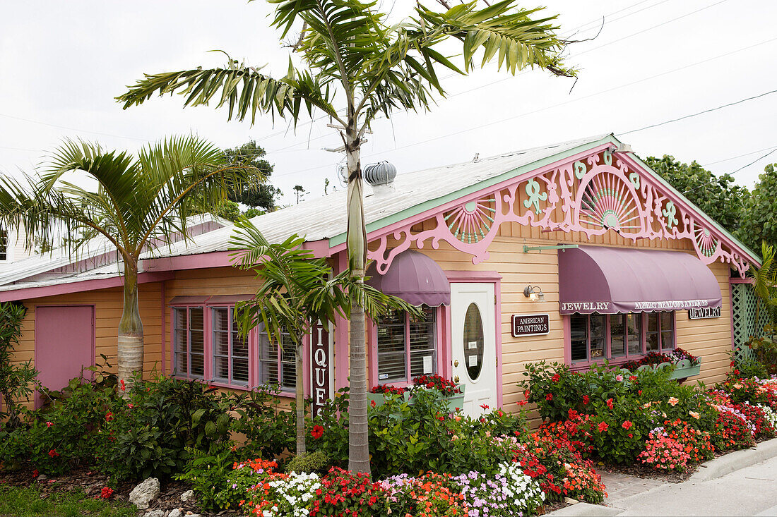Antiquitätenladen auf Captiva Island, Florida, USA