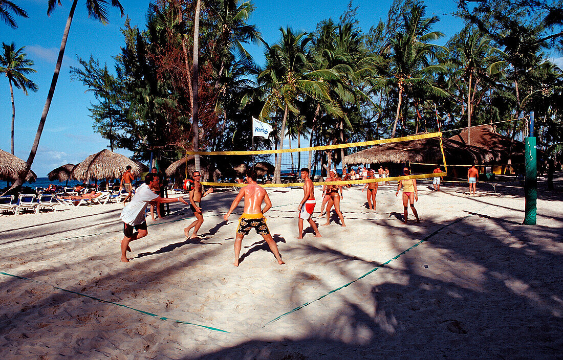 Beach Volleyball, Punta Cana, Caribbean, Dominican Republic