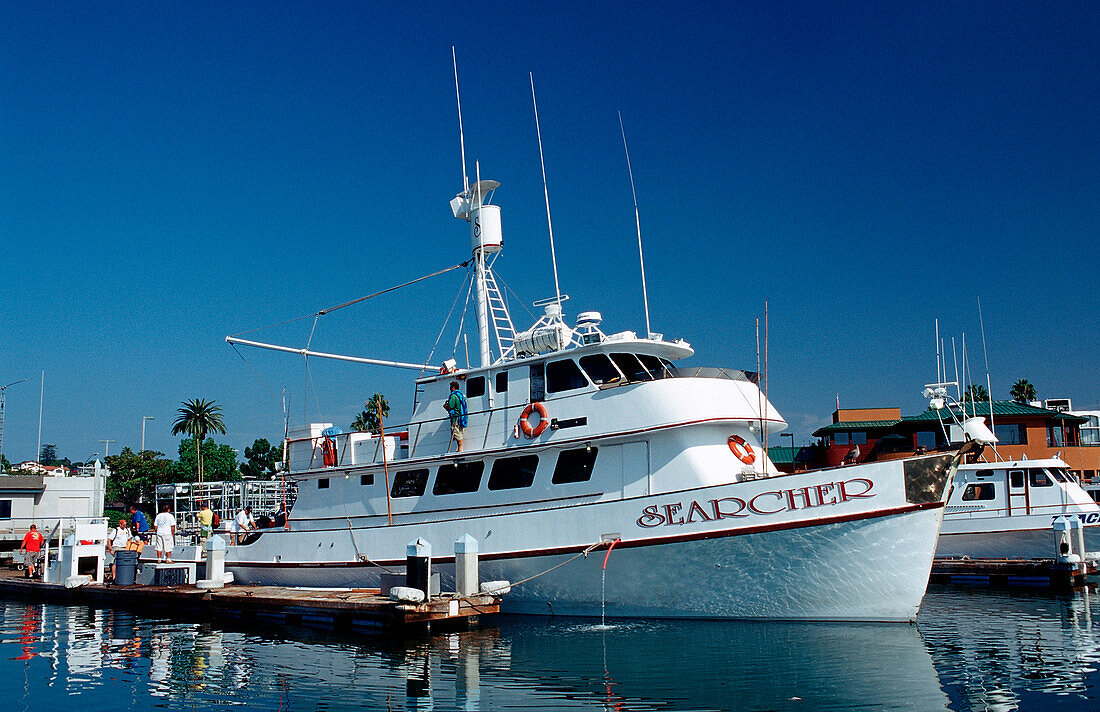 Tauch- und Sportfischerschiff Searcher, USA, Kalifornien, San Diego, Pazifik