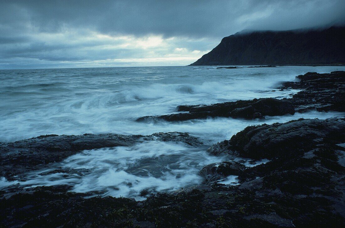 Stormy coast