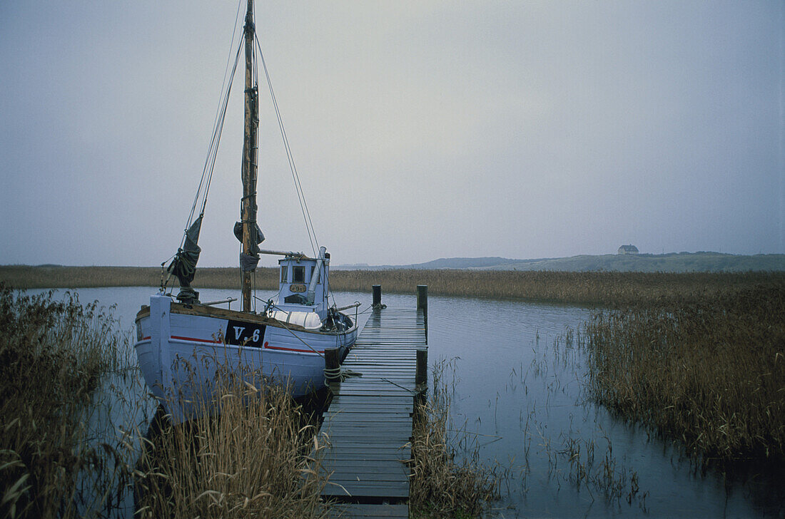 Trawler near Bjerregard, Denmark, Europe