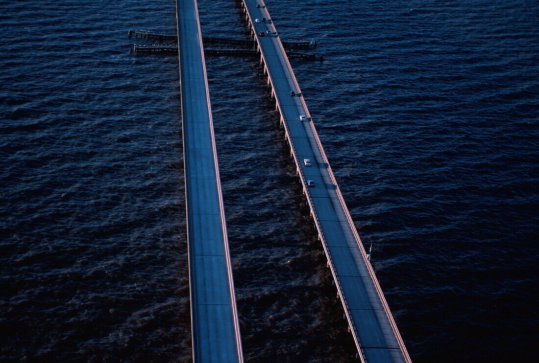 Lake Pontchartrain Causeway, Brücke über das Meer