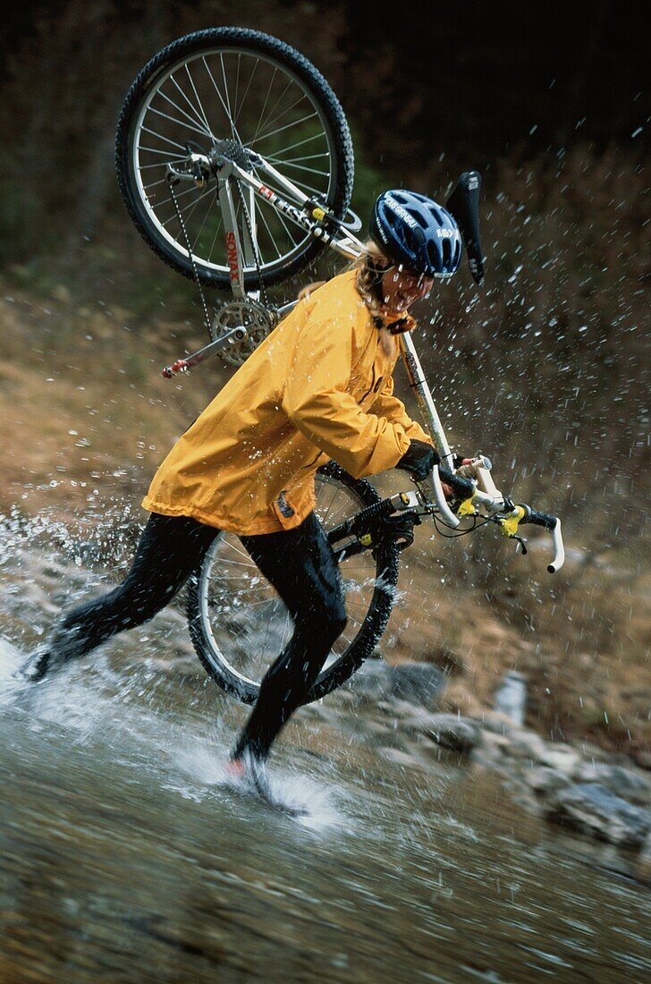 MTB, Estergebirge, Bayern, Deutschland