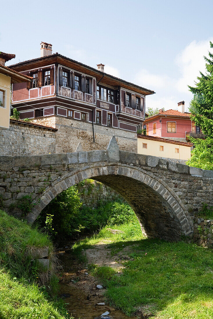 Brücke Der erste Gewehrschuss, Museumsstadt Koprivschtiza, Bulgarien
