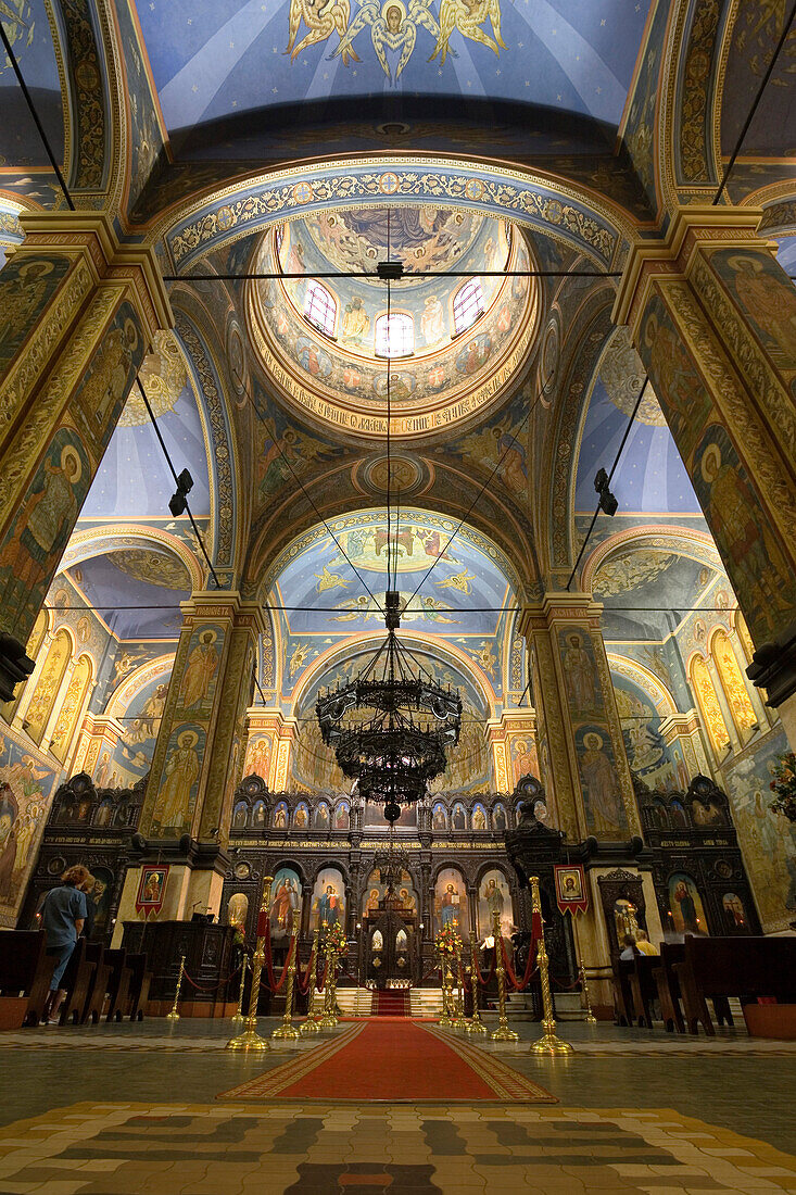 Mariä Himmelfahrt Kathedrale Chram Sv. Uspenie Bogorodicno Hauptaltar, Varna, Bulgarien
