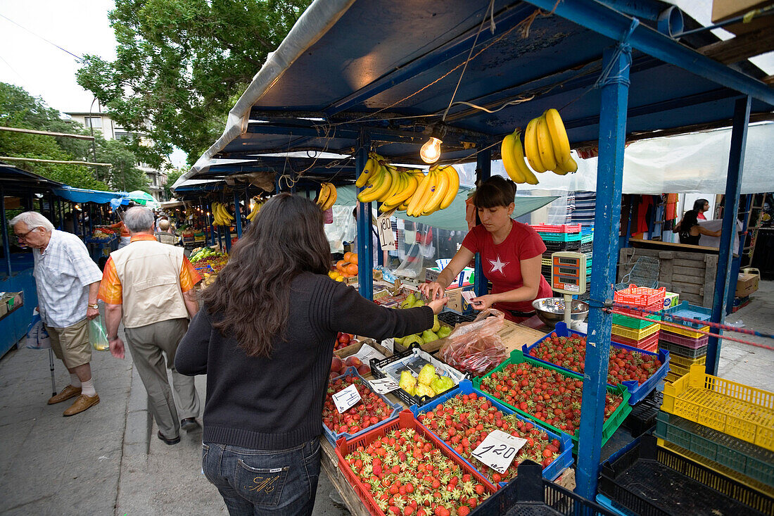 Market in Varna, Bulgaria