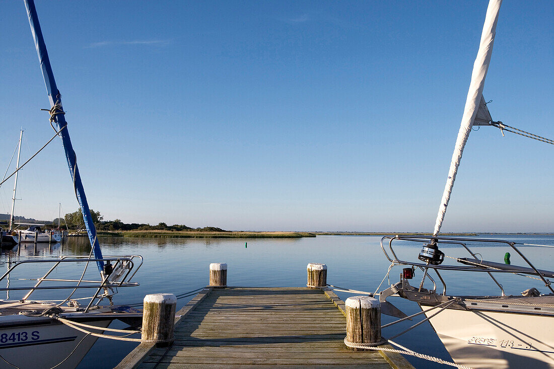 Marina, Vitte, Hiddensee, Baltic Sea, Mecklenburg-Western Pomerania, Germany