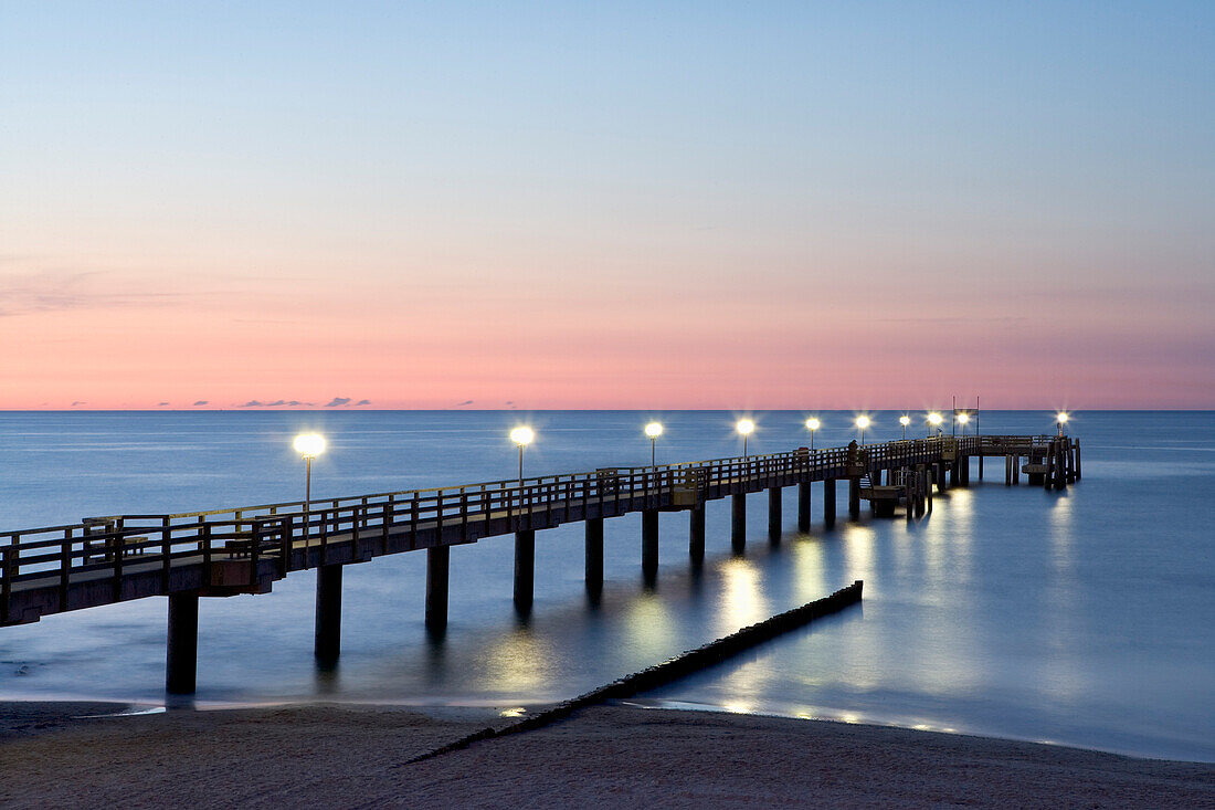 Pier, Kuehlungsborn, Mecklenburg-Western Pomerania, Germany